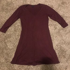 Worthington Burgundy Sweater Dress Sized XL